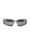 Balenciaga Swift Oval Sunglasses Accessories In Grey