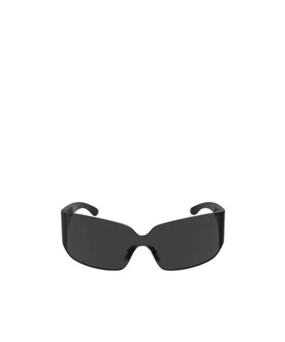 Balenciaga Mono Square Sunglasses  In Black