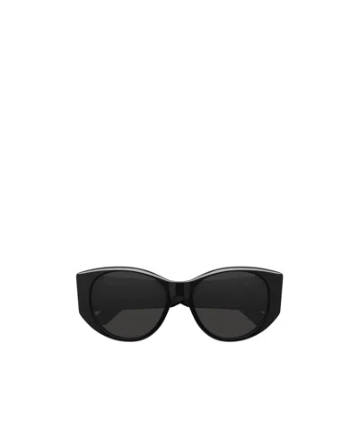 Balenciaga Eyewear Nano Round Frame Sunglasses In Black