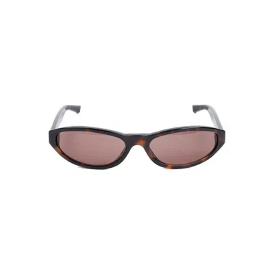 Balenciaga Eyewear Neo Round Sunglasses In Brown