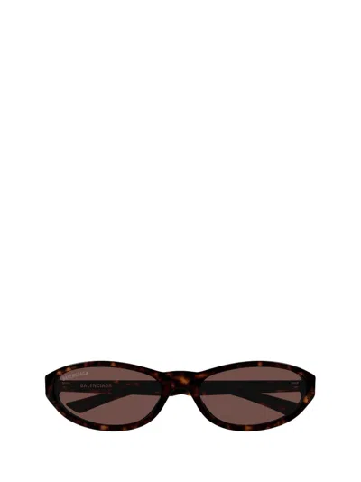Balenciaga Eyewear Neo Round Sunglasses In Purple