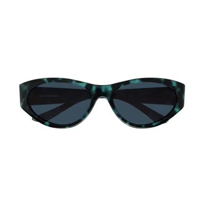 Balenciaga Eyewear Oval Frame Sunglasses In Multi