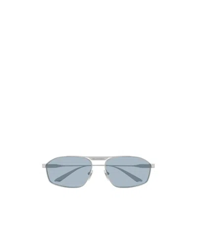 Balenciaga Eyewear Pilot Frame Sunglasses In Gray