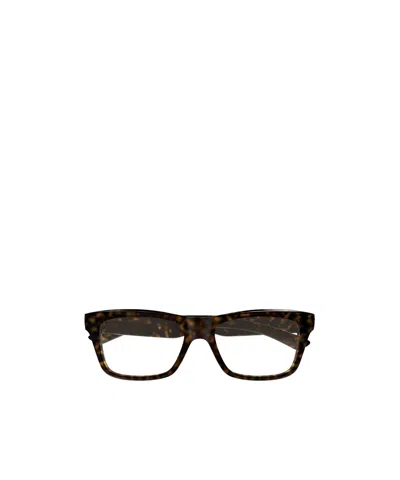 Balenciaga Eyewear Rectangle Frame Glasses In Black