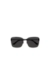 Balenciaga Eyewear Rectangle Frame Sunglasses In Black