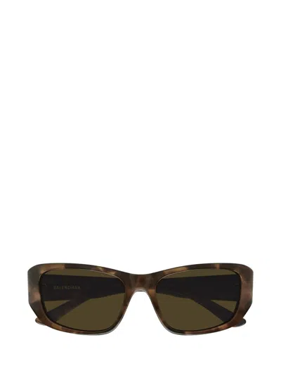 Balenciaga Bb0365s-002 Havana-havana-brown In Multi