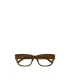 Balenciaga Eyewear Rectangular Frame Glasses In Black