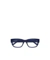 Balenciaga Eyewear Rectangular Frame Glasses In Brown