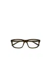 Balenciaga Eyewear Rectangular Frame Glasses In Brown