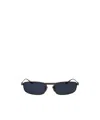 Balenciaga Eyewear Rectangular Frame Sunglasses In Black