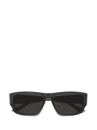 Balenciaga Eyewear Rectangular Frame Sunglasses In Grey