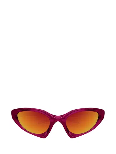 Balenciaga Eyewear Runner Cat In Red