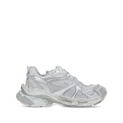 Balenciaga White Trainers Women In Gray