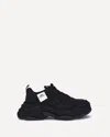 Balenciaga Men Triple S Sneakers In Black