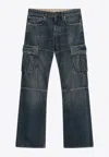 Balenciaga Cargo Regular Jeans With A Faded Effect