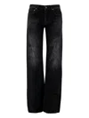 Balenciaga Wide Leg Pants In Black