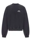 Balenciaga Faded Sweatshirt In Black