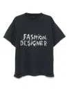 Balenciaga Fashion Designer T-shirt In Black
