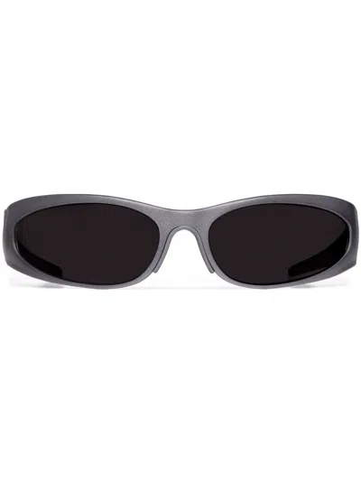 Balenciaga Fashion Forward Grey Oval Sunglasses For Women By  Eyewear In Gray