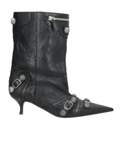 Balenciaga Fashionable Versatile Unique Ankle Boots In Black