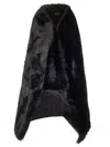 Balenciaga Deconstructed Asymmetric Faux Fur Jacket