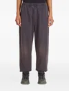 Balenciaga Fbi-logo Track Pants In Black