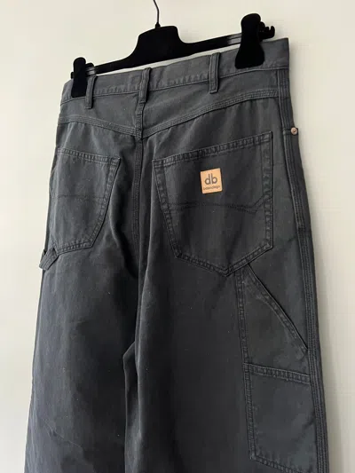 Pre-owned Balenciaga Find Cotton Workwear Pants In Navy
