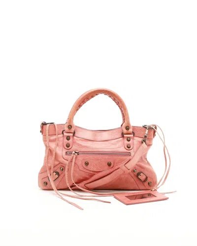 Balenciaga First Bag In Pink