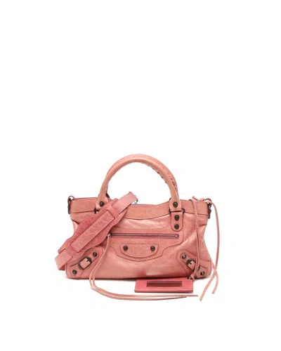 Balenciaga First Bag In Pink