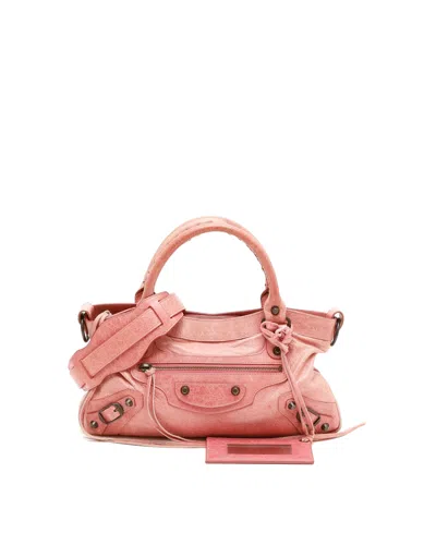 Balenciaga First Bag In Pink