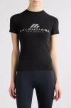 Balenciaga Activewear T-shirt In Faded Black