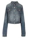 Balenciaga Fitted Denim Jacket Chest Pockets