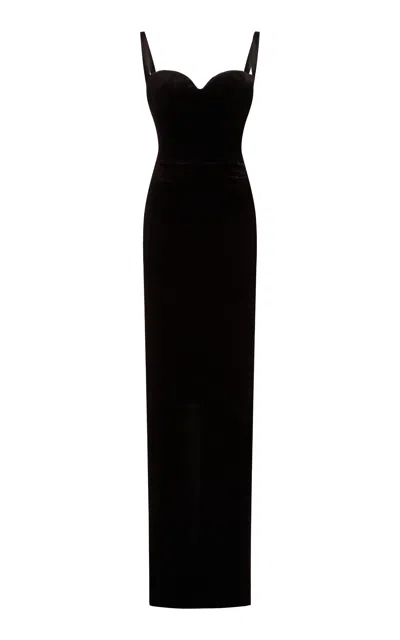Balenciaga Fitted Gown In Black