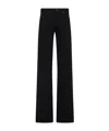Balenciaga Fitted Low Waist Pants In Black