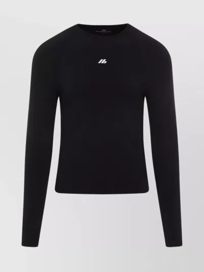 BALENCIAGA FITTED LS CREWNECK TOP