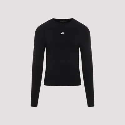 BALENCIAGA FITTED LS CREWNECK TOP