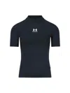 Balenciaga Men's Under Amour Mock Neck Short Sleeve T-shirt