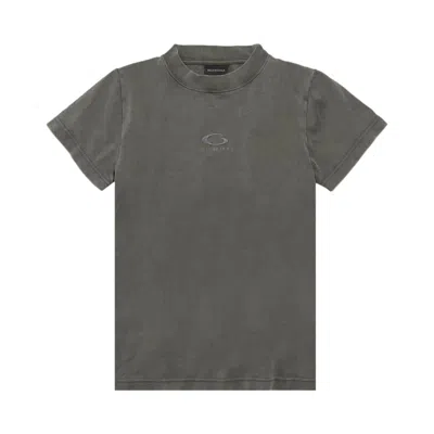Pre-owned Balenciaga Fitted T-shirt 'faded Grey' | Women's Size M In Gray