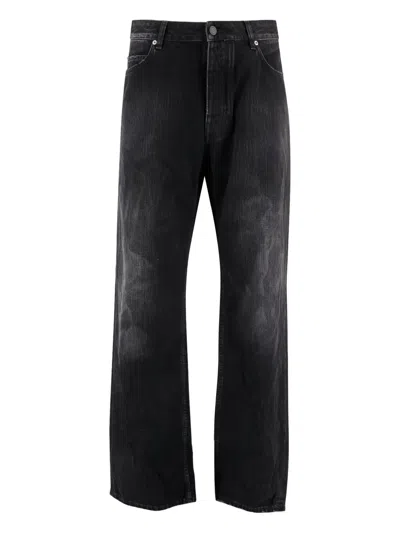 Balenciaga Five-pockets Jeans In Black