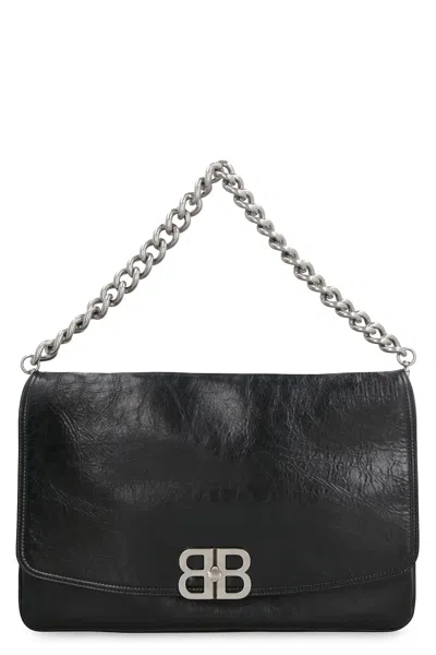 BALENCIAGA FLAP BB SOFT LEATHER BAG