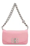 Balenciaga Women's Flap Bb Soft Leather Crossbody Bag In Pink