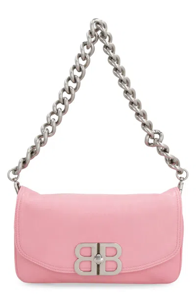 BALENCIAGA BALENCIAGA FLAP BB SOFT LEATHER CROSSBODY BAG