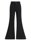 Balenciaga Flare Cotton Jeans Pockets In Black