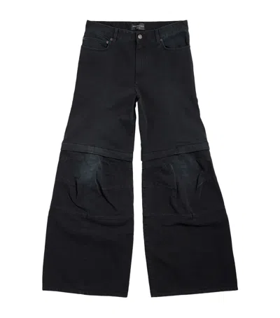 Balenciaga Flared Jeans In Blue