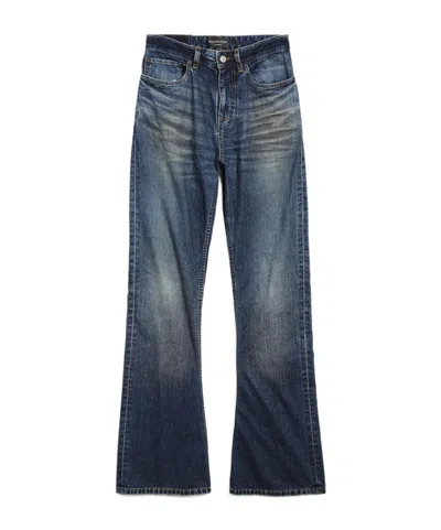 Balenciaga Flared Jeans In Blue