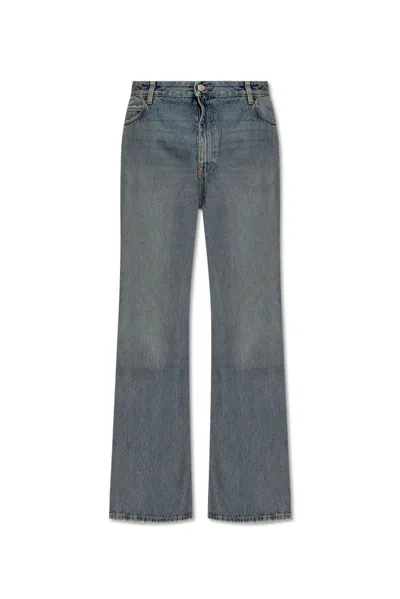 Balenciaga Flared Jeans In Blue