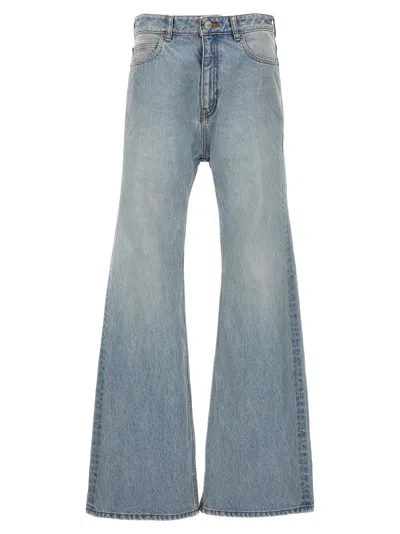 Balenciaga Flared Jeans In Denim Blue