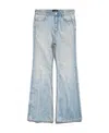 Balenciaga Flared Leg Jeans In Gray