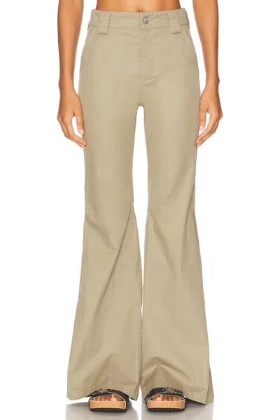 Balenciaga Flared Pant In Neutral