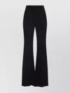 Balenciaga Black Pants With Belt Loops And Flared Leg In Viscose Woman In Black